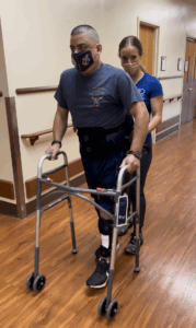 Fernando Ruiz in Exoskeleton