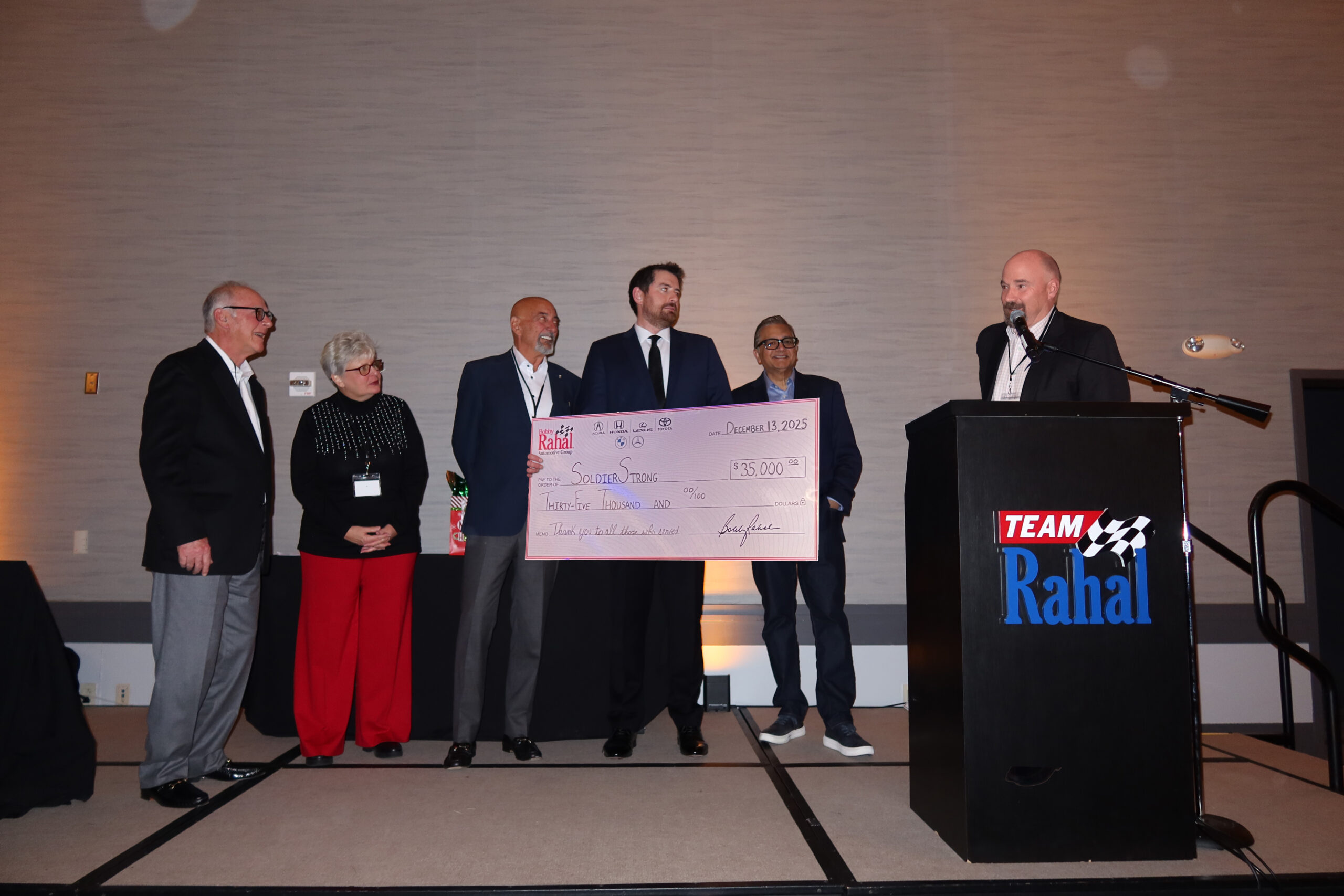 Bobby Rahal Automotive Group Donates $35,000 to SoldierStrong to Support Military Veterans in Taking Their Next Steps Forward